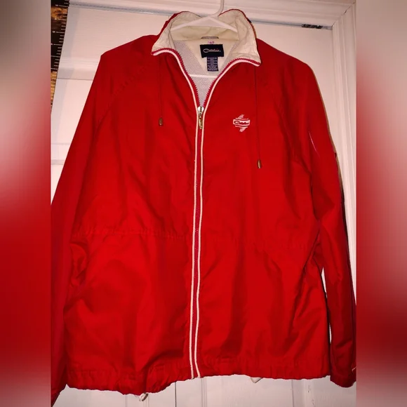 Catalina Island RAre Authentic Sailing Red Windbreaker Jacket for Men Or Women!! - Picture 10 of 11
